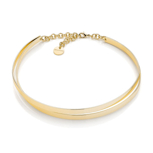 Collana Unoaerre Bronze Rigida due fili Lux