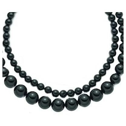 Collana Miluna Terra e Mare Onice Nero PCL4659V