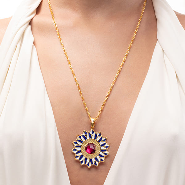 Collana Isola Bella Gioielli Rosone Loving Sicily
