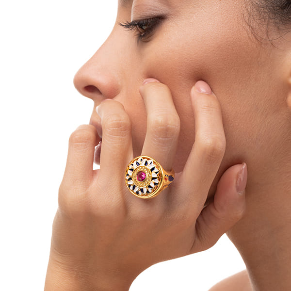 Anello Isola Bella Gioielli Rosone Loving Sicily