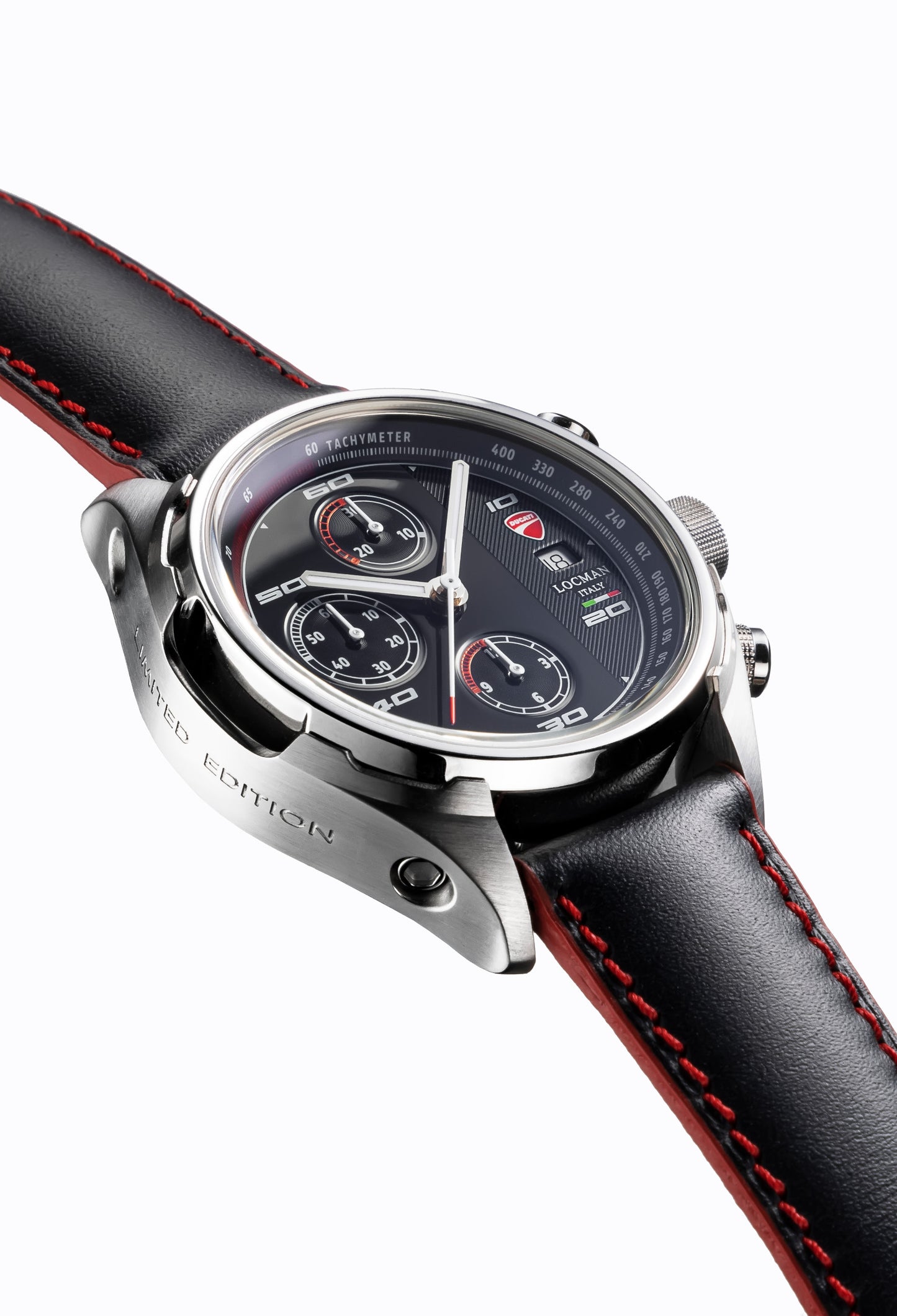 Orologio Locman Ducati Cronografo Automatico D120A01S-00BKWRPKR Limited Edition
