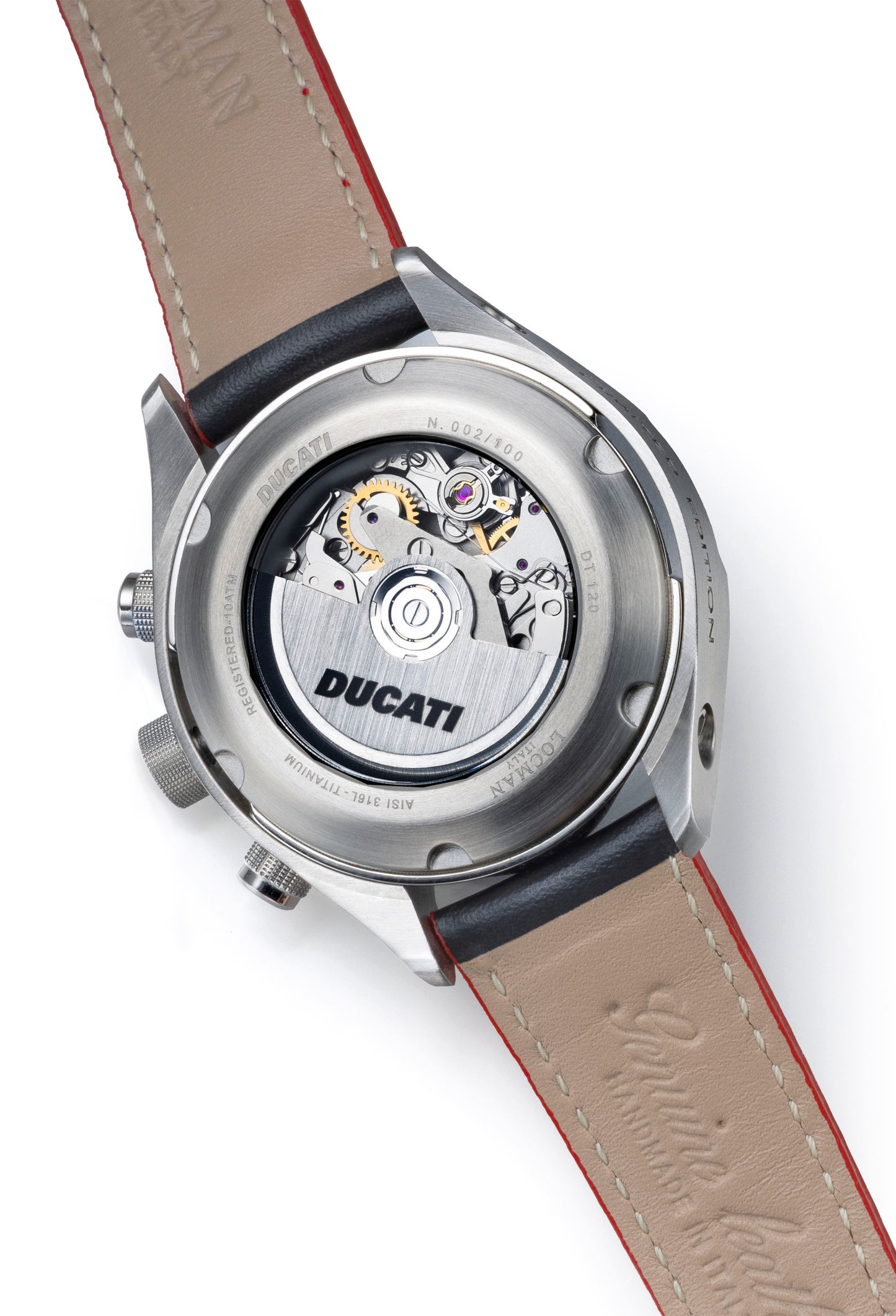Orologio Locman Ducati Cronografo Automatico D120A01S-00BKWRPKR Limited Edition