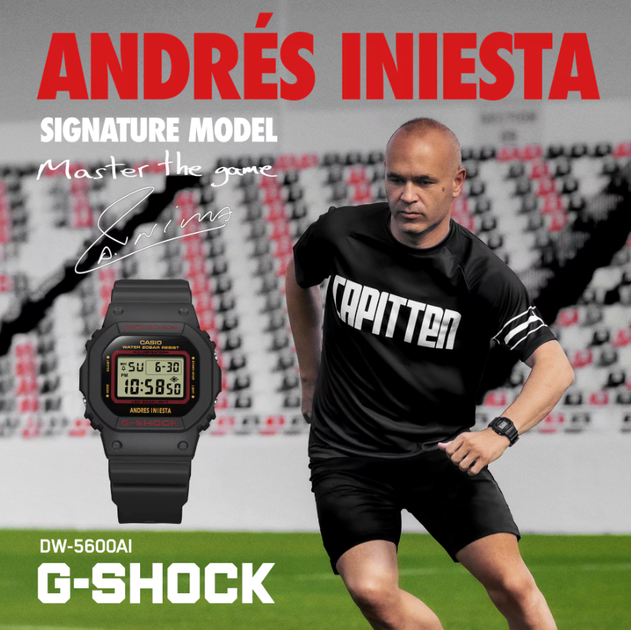 Orologio Casio G-Shock Andrès Iniesta DW-5600AI-1