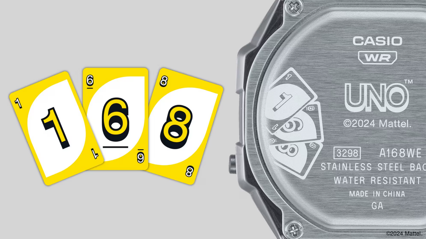 Orologio Casio A168WEUC-1A Limited Edition UNO