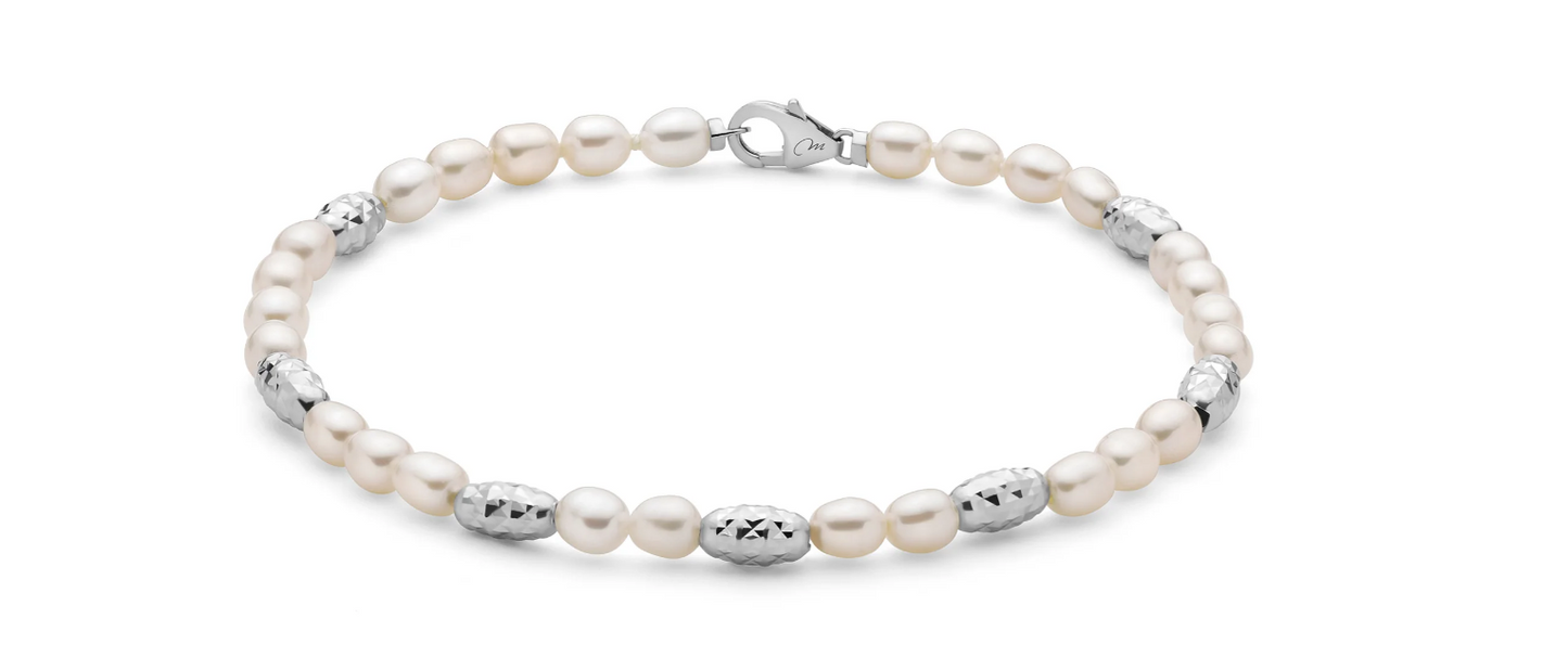 Bracciale Miluna Pepite di Perle PBR3642B