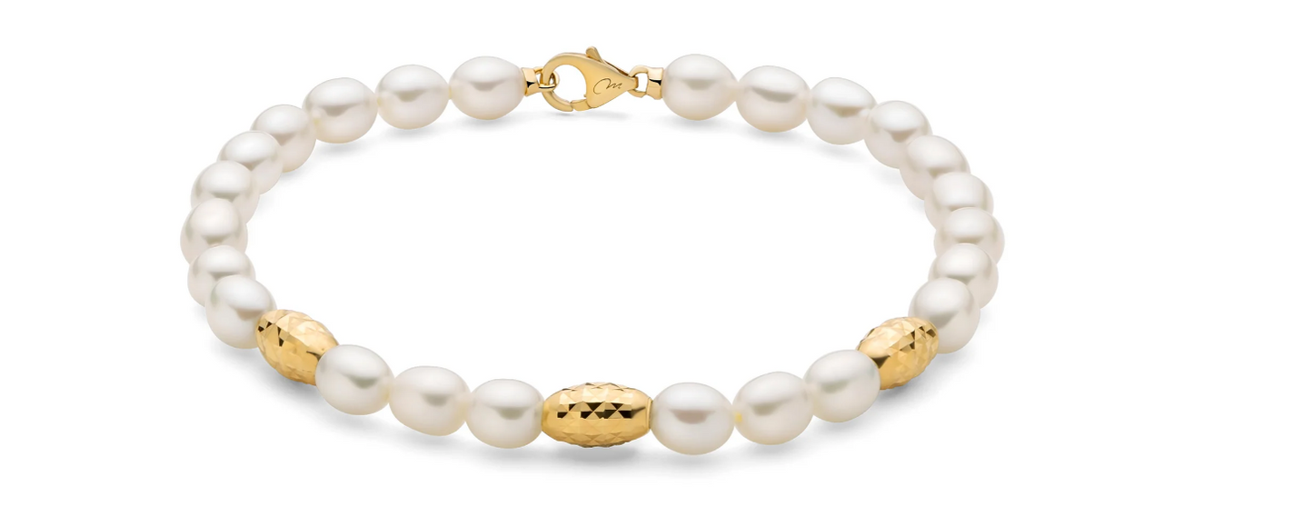 Bracciale Miluna Pepite di Perle PBR3639G