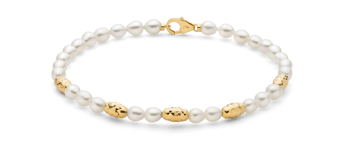 Bracciale Miluna Pepite di Perle PBR3634G