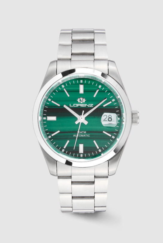 Orologio Lorenz Ginevra King Gemstone Malachite 030235MM