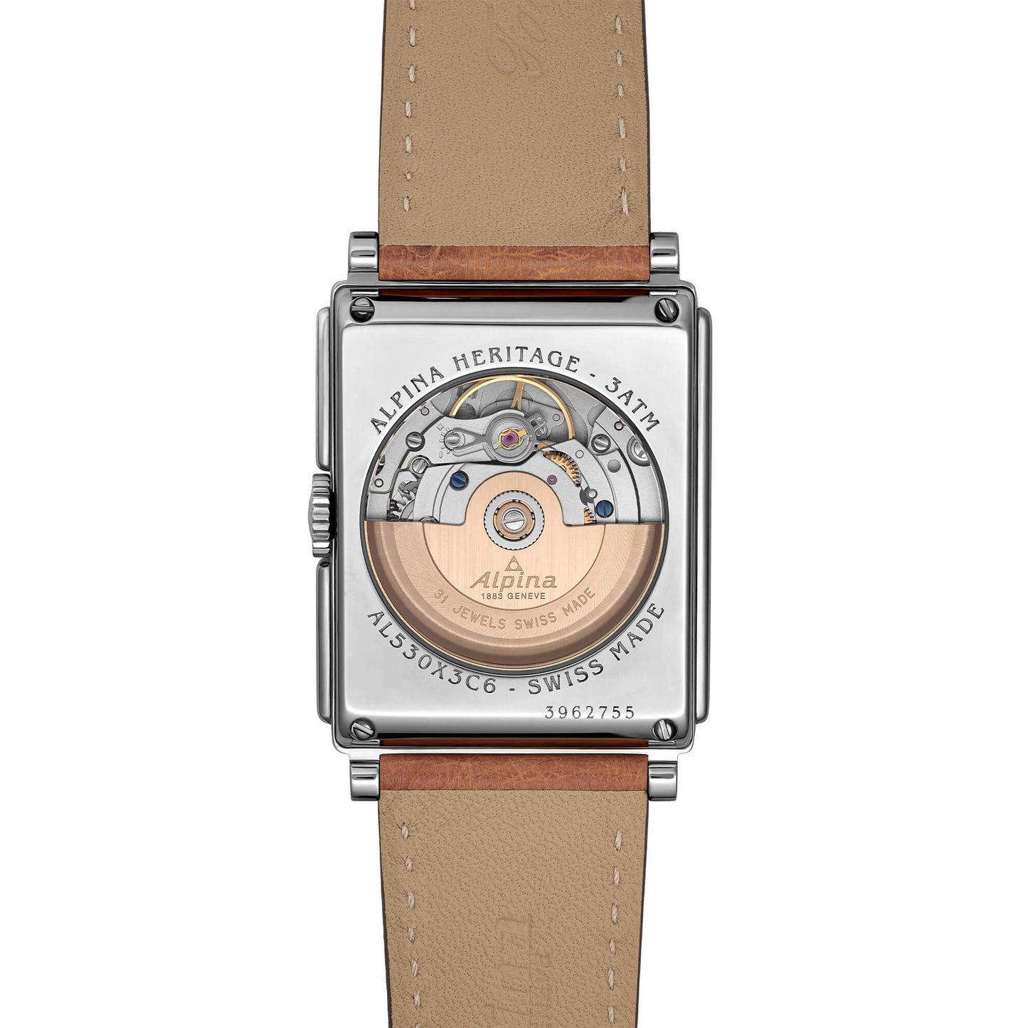Orologio Alpina Heritage Carré Automatic AL-530SAC3C6