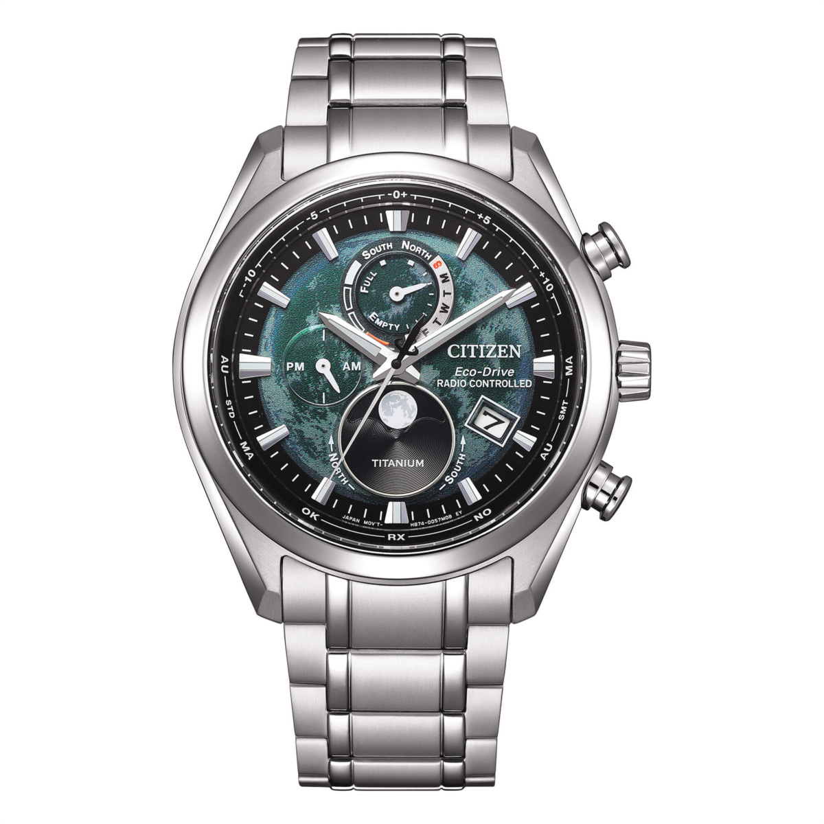 Orologio Citizen Super Titanium BY1010-81X Radio Controlled Moonphase