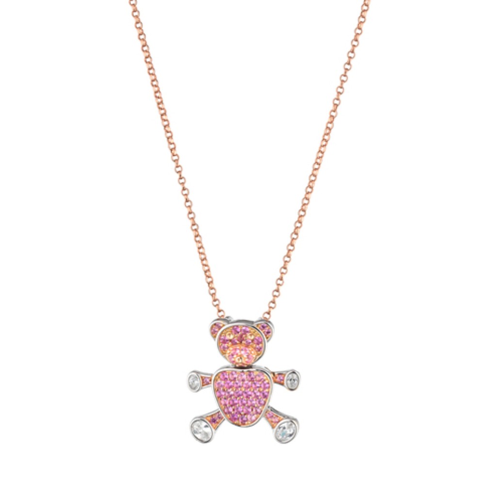 Collana Marcello Pane teddy pink - My little emotion