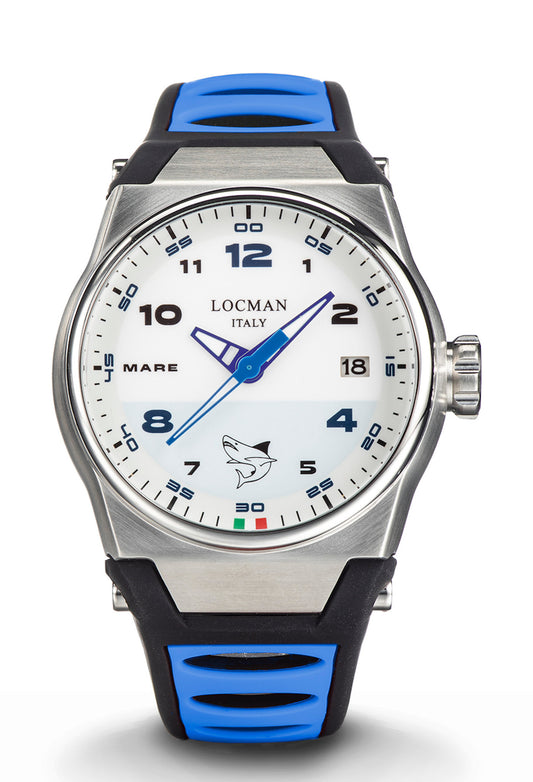 Orologio Locman Nuovo Mare Uomo 0557A08S-00WHBLSS