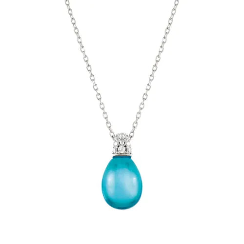 Collana Nomination MyRadiance Topazio Azzurro 241503 042