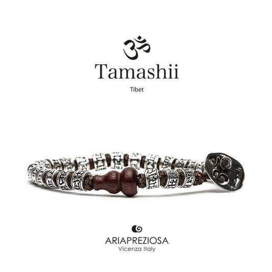 Bracciale Tamashii Ruota Preghiera in Argento BHS924-S4