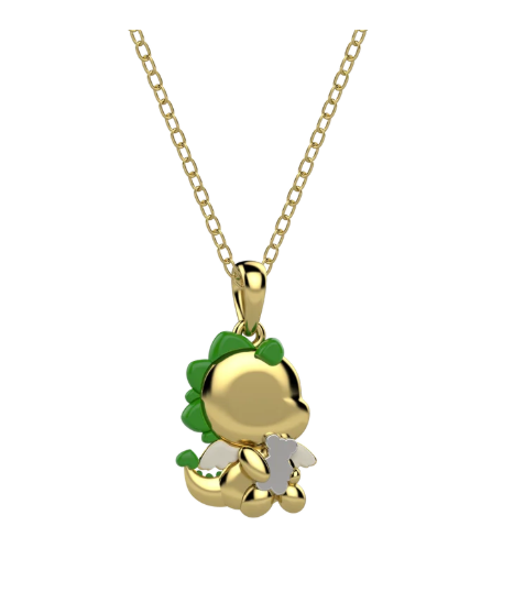 Collana Nanan Draghetto del Cuore Verde