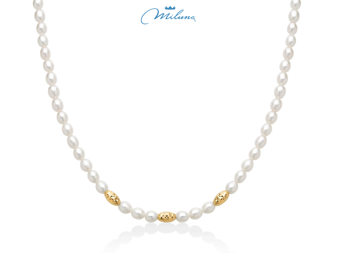 Collana Miluna Pepite di Perle PCL6653G