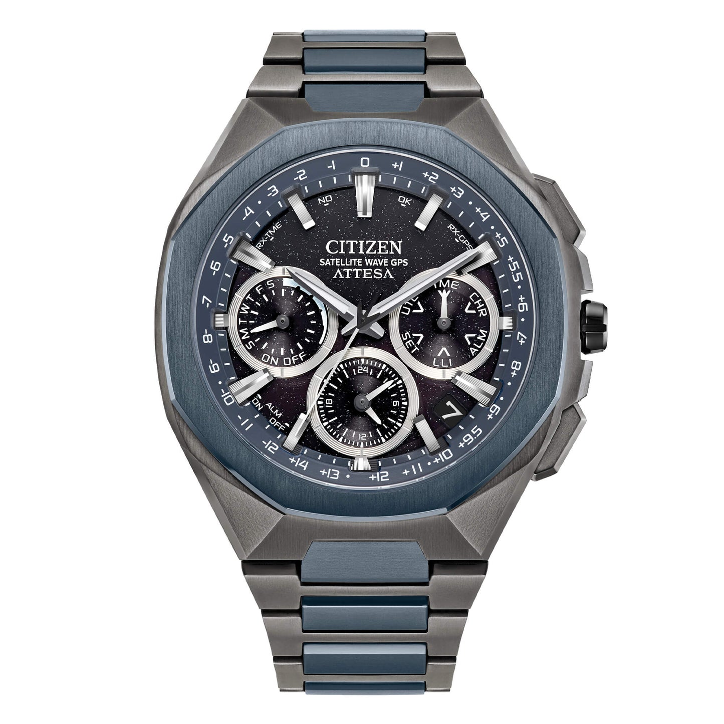 Orologio Citizen Attesa Spaceship F950 DLC Blue Limited Edition CC4106-74E